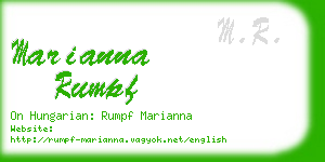 marianna rumpf business card